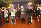 <br />
Dancing at the Strickley Come Dancing iin aid of Ballinderreen National School in the Clayton Hotel. 