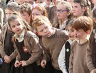 Scoil Fhursa Pupils during the official opening of the new extension to their at Nile Lodge.