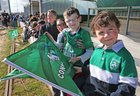 Connacht supporters Joseph Duffy and Ben Heffernan from Barna at the Guinness PRO12 semi-final against Glasgow Warriors at the Sportsground.<br />
