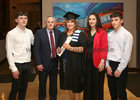Angela Sweeney from Ballybane with her husband Gerry, their sons Mark (left) and Gerry, and Daughter Emma, after she was conferred with a Higher Certificate in Arts in Cullinary Arts Professional Chef Programme, with Distinction, at the GMIT conferring ceremonies in the Galmont Hotel.