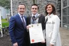 <br />
Eric Neary, Oranmore, with his parents Ollie and  Kathleen, after he was conferred with a M.Sc Degree in International Finance, at NUIGalway. 