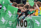 Young Connacht Supporters at the Connacht v Ospreys BKT United Rugby Championship game at the Sportsground last Saturday.<br />
