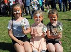 <br />
Tegan Long, Taylor Flaherty and Alyssa Flaherty, from Sruthan, Mhuirlinne, at the Mhuirlinne Family Day