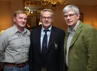 Sean Heaney, Pete Heaney, Clubman of the Year, and Robbie Canavan at St. Joseph's College Rowing Club dinner at the Ardilaun Hotel.