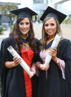 Michelle Fleming, Cortoon, and Shauna King, Abbeyknockmoy, both of whom were conferred with the degree of B Sc, Honours, in Applied Biology and Biopharmaceutical Science, at the GMIT conferring ceremonies in the Galmont Hotel.<br />
