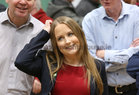 Sinn Fein Galway West candidate Mairead Farrell awaiting the result of the count before she was elected
