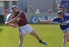 Galway v Laois Leinster Senior Hurling Championship semi final at O'Connor Park, Tullamore.<br />
Galway's Cyril Donnellan and Patrick Purcell, Laois