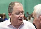 Galway West Fianna Fail candidate Mike Crowe at the count in Galway Lawn Tennis Club.