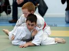 Tomás Ó Cualáin, An Spidéal Judo Club (front) and Conor Murray, Annaghdown Judo Club, competing at the Connacht Judo Championships in the Knocknacarra Community Centre. 