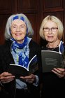 Amelia Joyce and Theresa Keane, Salthill, at the launch of a new book by Ken O‚ÄôSullivan, M√°m√©an-A Sacred Place, in the Ardilaun Hotel. 