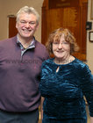 Mary Daly from Knocknacarra, Club Person of the year, and George Finnegan, Club President, at St Joseph's College "The Bish" Rowing Club dinner at Galway Rowing and Yachting Club.