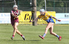 Galway v Clare All-Ireland Camogie Championship game at Kenny Park, Athenry.<br />
Galway’s Shauna Healy and Clare’s Eimear kelly