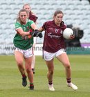 Galway v Mayo 2019 TG4 Connacht Ladies Senior Football Final replay at the LIT Gaelic Grounds, Limerick.<br />
Mairéad Seoighe, Galway, and Sinéad Cafferky, Mayo