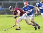 Galway v Laois Allianz Hurling League Division 1B Round 1 game at the Pearse Stadium.<br />
Sean Loftus, Galway, and Jack Kelly, Laois