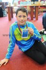 <br />
<br />
Ronan Barrett, received his certificate,  at the  Summer Reading Challenge presentations at Ballybane Library
