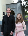 An inaugural celebration took place in Bushy Park Church last Saturday. It featured young Galway soprano singer Aimee Banks and special guests Colm Henry, Diarmuid De Brún, Eva Henry and Anna Banks. Music lovers were treated to songs from operas and musicals as well as Irish classics. The concert raised in excess of €4000, all of which will go directly to the restoration fund for Bushy Park's pre-famine church. <br />
Aimee Banks is pictured with Colm Henry outside Bushy Park Church before the concert.