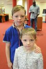 <br />
Cormac and ciara Murphy, received their certificates. at the  Summer Reading Challenge presentations at Ballybane Library
