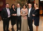 Declan and Noreen Burke, Clarenbridge, Michael Eames and his wife Senator Fidelma Healy Eames, and Joe amnd Marie Donoghue, Oranmore, at the County Galway Charity Mayoral Ball at the Lough Rea Hotel.