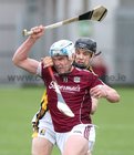 Galway v Kilkenny Under 20 Leinster Championship Hurling semi-final in Bord na Mona O'Connor Park, Tullamore.<br />
Galway's Conor Walsh and Kilkenny's Niall Brassil