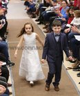 Chloe Mannion and Michael Tyran, both of Scoil Rois, taking part in Anthony Ryans Annual Communion Wear Fashion Show. 