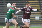 Galway v Mayo Under 20 Eirgrid Connacht GAA Under 20 Football quarter-final at McHale Park, Castlebar.<br />
Galway's Paul Kelly and Mayo's Frank Irwin