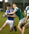 St Joseph's College v St Nathy's College, Connacht GAA Post Primary Senior B Football Final at the Connacht GAA Centre of Excellence, Bekan.<br />
Aaron Kavanagh, St Joseph's College, and Daire Dowd,, St Nathy's College