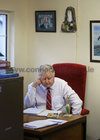 Jarlath McDonagh in his office at his home near Turloughmore.<br />
- Photograph for story on phoning 1,000 people.