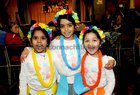 <br />
Girls Meethi Prishaah, Neev Kvamr and Nandita Mandal, at the Happy Diwali Festival of Light  in the Presentation National School, Newcastle Road.  