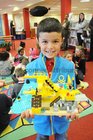 <br />
Senan O‚ÄôNeill, won first prize for his lego,  at the  Summer Reading Challenge presentations at Ballybane Library