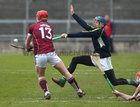 Galway v Offaly Allianz Hurling League Division 1B game at O'Connor Park, Tullamore.<br />
Galway's Conor Whelan scoring goal past Offaly gioalkeeper James Dempsey