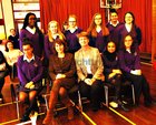 <br />
Gernan Ambassador  Her Excellency Frau Deiki Potzel, with School Principal, clionaO‚ÄôNeill,  with students during her visit to  Our Ladys College Newtownsmyth.  