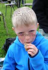 <br />
Ailill Connolly, hving a break at the Renmore Parish, Picnic in the Park.