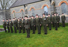 <br />
Troops on parade at the Blessing of the Shamrock at Dum UI Mhaoiliosa Renmoew on ST. Patricks Day. 