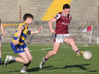 Galway v Roscommon Connacht GAA Under 20 Football Championship 2025 Round 4 game in Tuam Stadium.<br />
Galway's Sean O'Connor and Roscommon's Cathal McKeon