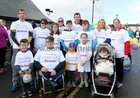 Pictured before walking in memory of Brian Staunton, who passed away last June, at the Galway Memorial Walk in aid of Galway Hospice were, front row left to right: Alex Grifffin, Jack Colbert, Tim Griffin, Libby Griffin and Ruby Griffin. Centre row: Emily Staunton, Eoin Staunton and Killian Colbert. Back Row: Thomas Griffin, Jenny Staunton, Jacinta Colbert, Robert Griffin, Niamh Griffin and Nuala McDonagh.