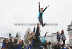 Stuntworx Elite and Team Ireland performing during the Galway City St Patrick's Day Parade.