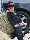 Six years old P J Cregg from Frenchpark at the Omey Races last Sunday.