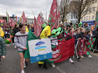 Young members of St James' GAA Club taking part in the St Patrick's Day parade