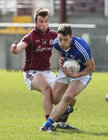 Laois v Galway Allianz Football League Division 2, round 3 game at Tuam Stadium.<br />
Galway's Paul Conroy and John O'Loughlin, Laois
