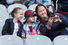 Galway supporters at the hurling semi finals in Croke Park last Sunday.