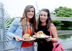 <br />
Marian Ruane, Monivea and Kirsty Quinn, Renmore, at the Medtronic BBQ in aid of Galway Autism Partnership at NUIGalway.  