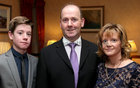 at St. Joseph's College Rowing Club dinner at the Ardilaun Hotel.