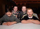 <br />
The Bawnmore National School team Jamie Faherty, Anna Tarpey, Lucy Murphy and Sean O'Flynn,  at the Credit Union National Schools Table Quiz in the Galway Bay Hotel, Salthill.