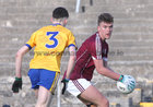 Galway v Roscommon Minor Football Championship game at Tuam Stadium.<br />
Aidan Hallorean, Galway, and Dylan Gaughan, Roscommon