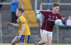Galway v Roscommon Minor Football Championship game at Tuam Stadium.<br />
Conor Raftery, Galway, and Jack Lohan, Roscommon