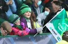 Young Connacht supporters at the Heineken Champions Cup Round 3 game against Leicester Tigers at the Sportsground.