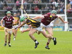 Galway v Kilkenny Leinster GAA Senior Hurling Championship Round 3 game at Pearse Stadium.<br />
Galway’s Cathal Mannion and Kilkenny’s Tommy Walsh