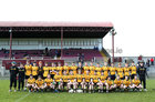 Presentation College, Headford, v Holy Rosary College, Mountbellew, Senior B Post Primary Football Championship final at Tuam Stadium.<br />
Holy Rosary College, Mountbellew, panel. Front row: Paul Donnellan, Rory Cunningham, Mark Mannion, James Foley, Gerard Donohue, Kieran Dowd, Colm Mannion, Christopher Fahy, Patrick Mullins, Thomas Rabbitte, James Fahy, Sean Miland, Liam Boyle and Padraic Stephens. Back row: Ciaran Mannion, Niall Moran, Brian Monaghan, Callum McNerney, Darragh Murphy, Ronan Raftery, Kieran Kelly, Colin Murray, Leo Donnellan, John Daly, Keith Murphy, Ronan Griffin, Billy Mannion, Brian Sweeney, Brian Higgins, Cathal Crehan, Colin Ryan, Shane Coleman, Niall Sweeney and Brian Higgins.