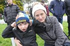 Cory Shiel, Claregalway, with his mother Linda watching the Full Contact Medieval Tournament Claregalway Castle Shield Event. 