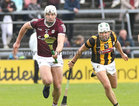 Galway v Kilkenny Leinster GAA Senior Hurling Championship Round 3 game at Pearse Stadium.<br />
Galway’s Gearoid McInerney and Kilkenny’s Padraig Walsh<br />
<br />
